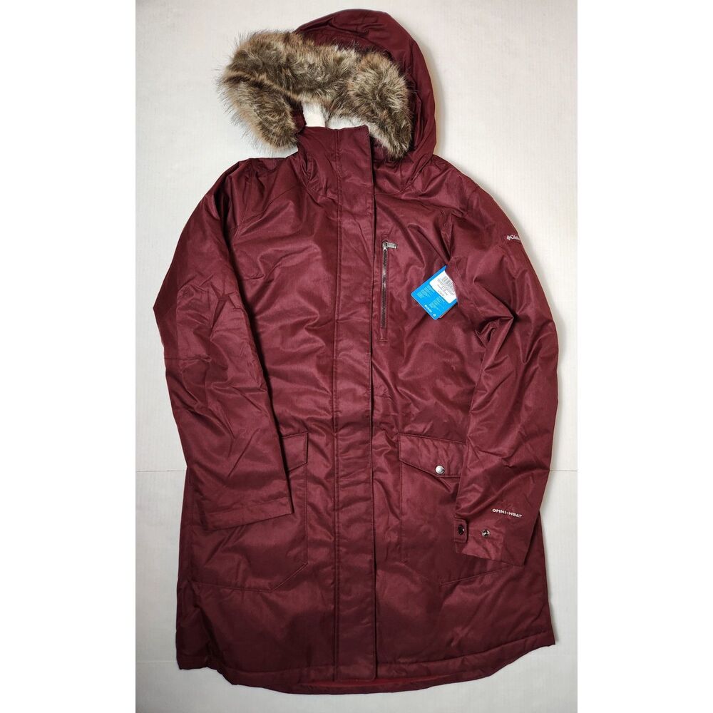 Columbia Women's Suttle Mountain Long Insulated Jacket Omni-Heat Large